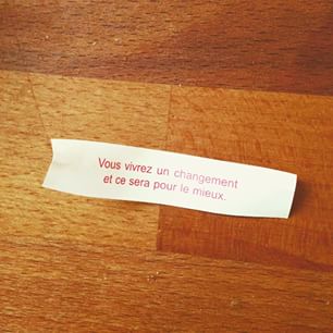 Le fortune cookie, ce maître de sagesse ! #fortunecookie #heureuxhasard